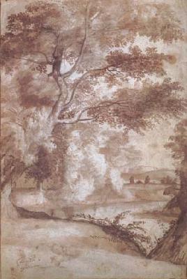 Claude Lorrain River View with Trees (mk17) china oil painting image